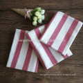 New style red stripe yarn dyed cotton tea kitchen towel